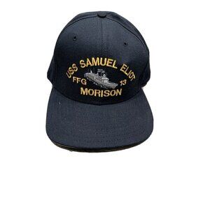 New Era USS Samuel Eliot Morison FFG 13 Navy Snapback Hat Medium/Large New